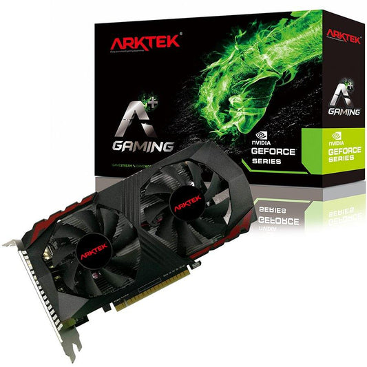 Arktek NVIDIA GeForce GTX 1050Ti 4GB GDDR5 128-bit Graphics Card – HDMI/DP/DVI for top-tier gaming performance.