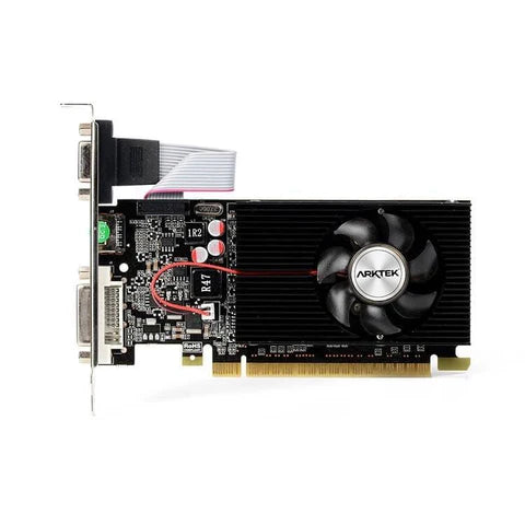 Upgrade your PC with the Arktek GeForce GT 710 2GB DDR3 Low Profile Graphics Card – AKN710D3S4GL1, HDMI/DVI/VGA.