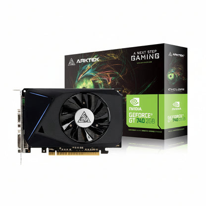 Arktek GeForce GT 740 2GB GDDR5 graphics card with retail packaging – AKN740D5S2GH