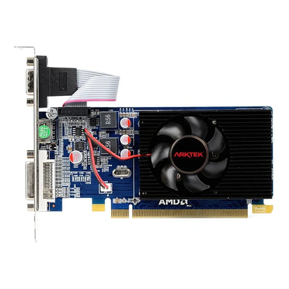Arktek AMD Radeon R5 230 2GB DDR3 Graphics Card – VGA, DVI, HDMI support for everyday use in desktop setups.