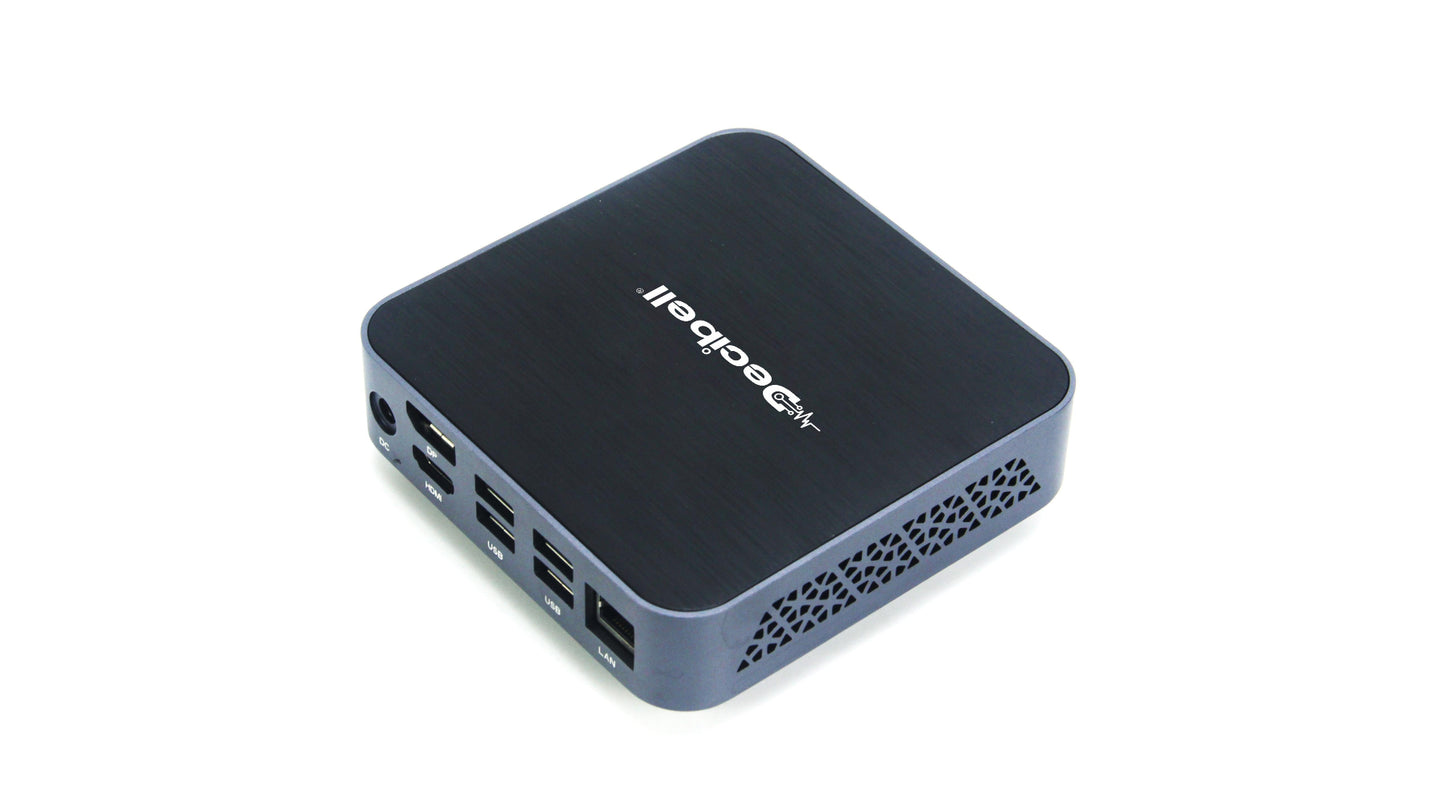 Decibell AM02 Mini PC Ryzen 5 5500U 8GB 256GB Windows 11 Pro