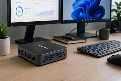 Decibell AM02 Mini PC Ryzen 5 5500U 8GB 256GB Windows 11 Pro