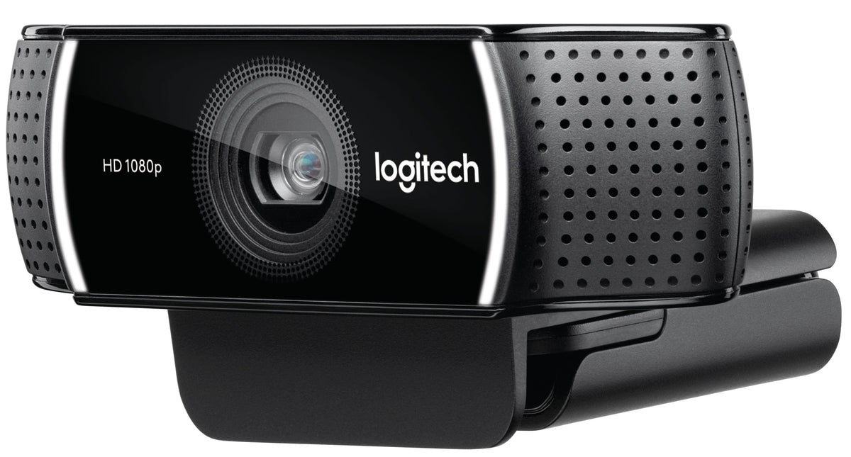 LOGI C922 960-001088 HD Pro Webcam USB Full HD 10MP Carl Zeiss Lens 20 step autofocus Microphone incl Tripod USB-A