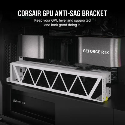 GPU Anti-Sag Bracket; White