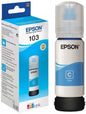 Epson 103 Ecotank Cyan ink bottle. 7500 pages @ 5% coverage.