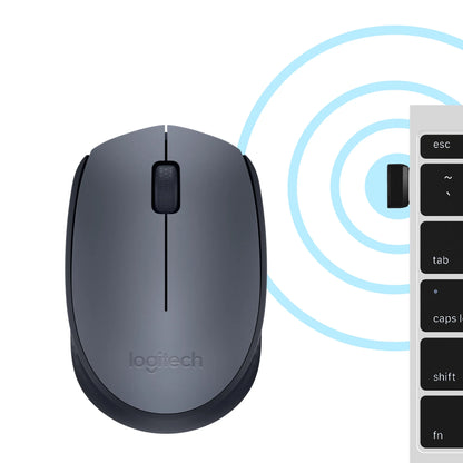 910-004642- Logitech M170 Wireless Mouse - GREY-K - 2.4GHZ