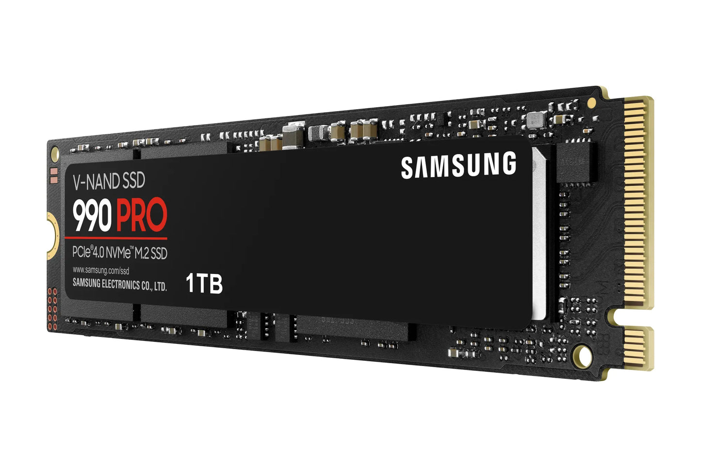 SAMSUNG MZ-V9P1T0BW 990 PRO 1 TB NVMe SSD - Read Speed up to 7450 MB/s; Write Speed to up 6900 MB/s; Random Read up to 1200000 I