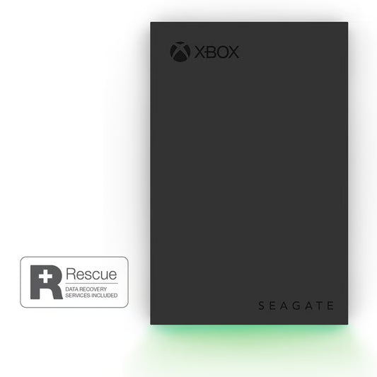 Seagate Game Drive for Xbox – 4 TB Portable External HDD with USB 3.2 Gen 1 and Rescue Service for gamers.