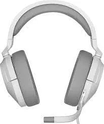 HS55 Surround White Headset; 50mm Audio Drivers; Omnidirectional micg; Analog; On-ear volume and mute controls