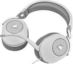 HS65 Premium White Headset; 50mm Audio Drivers; Omnidirectional Mic - Console Ready.