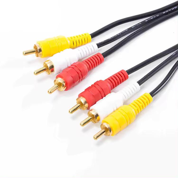 3RCA (M) TO 3RCA (M)   1.5M - 2 PACK