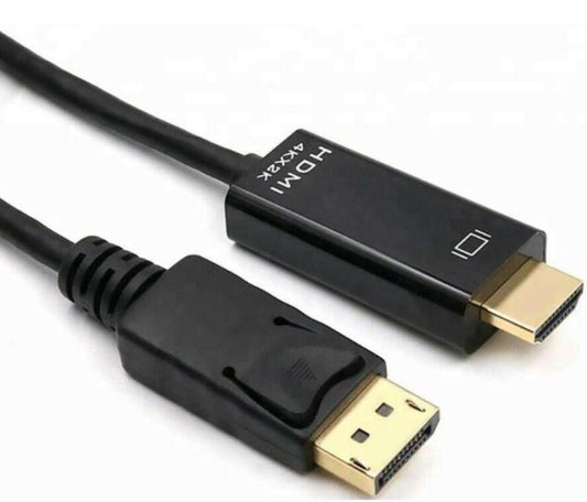 Microworld 3M DP to HDMI Cable - 4K 60Hz for High-Definition Display