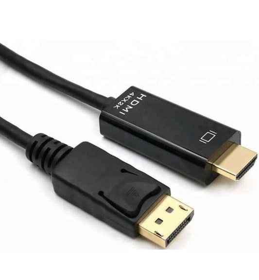 DP (M) TO HDMI (M) 5M  4K  60HZ - 2 PACK