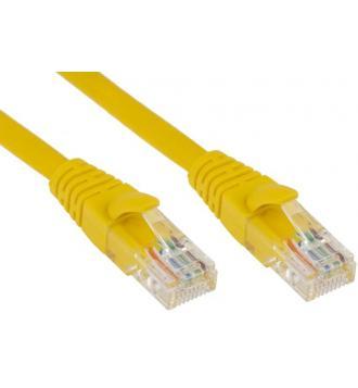 Microworld Cat5E Ethernet Cable 3M - Durable Yellow Network Cable for High-Speed Connections