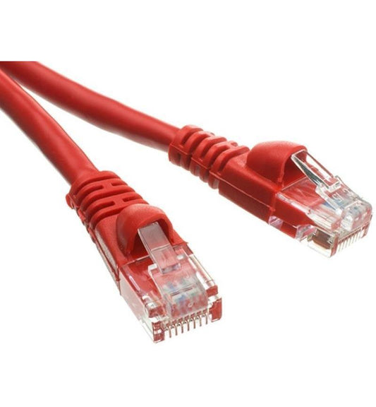 Microworld Cat6 Ethernet Cable 10M - Durable Red Networking Solution