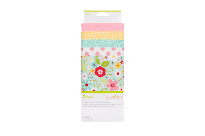 2004216 - Cricut Designer Fabric Sampler Garden Girl 30x66cm