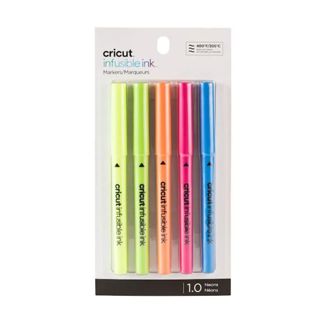 2006258 - Cricut Explore/Maker Infusible Ink Medium Point Pen Set 5-pack (Brights) 1.0mm