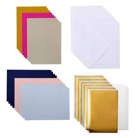 2009224 - Cricut Joy Insert Cards 11.4x15.9cm 10-Pack (Sensei Sampler) With Foil Sheets