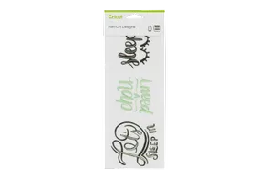2004981 - Cricut Iron On Designs Sleep In 11x30cm