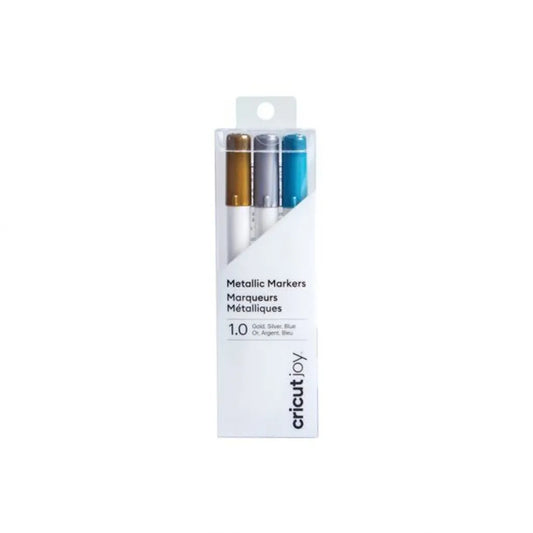 2008071 - Cricut Joy Medium Point Markers 3-pack (Gold; Silver; Blue) 1.0mm