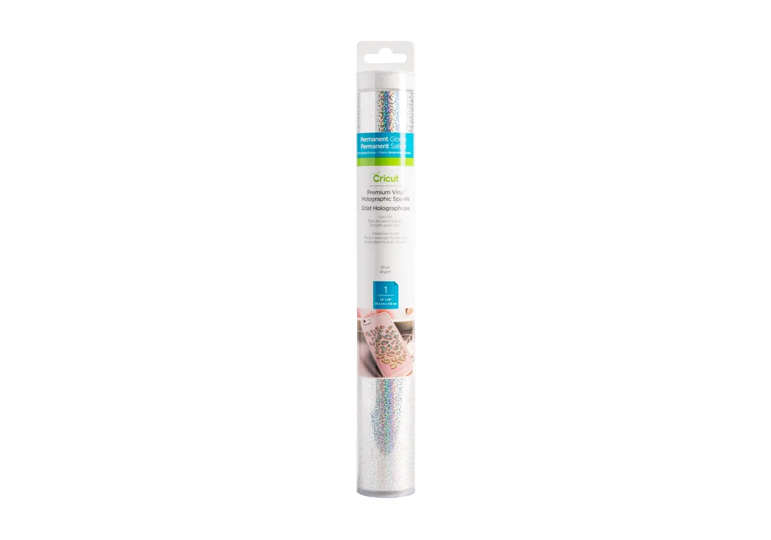 2006483 - Cricut Premium Vinyl Holo Sparkle 30.5x120cm (Silver)