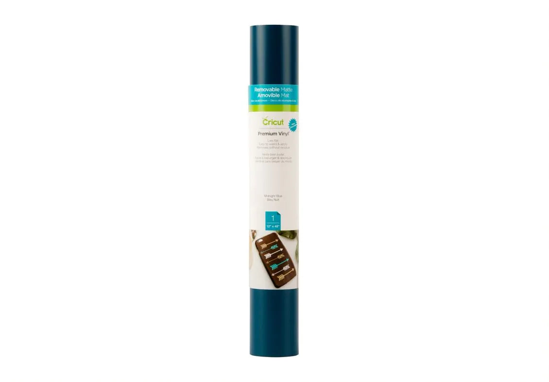 2005140 - Cricut Premium Vinyl Removable 30x120cm (Midnight Blue)