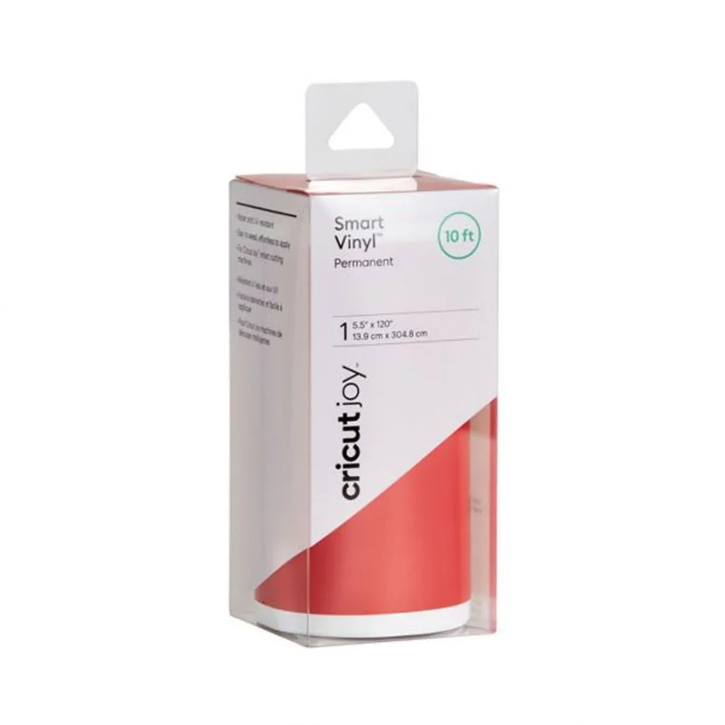2008816 - Cricut Joy Smart Vinyl – Permanent Value Roll 13.9 cm x 304.8 cm (Cardinal Red)