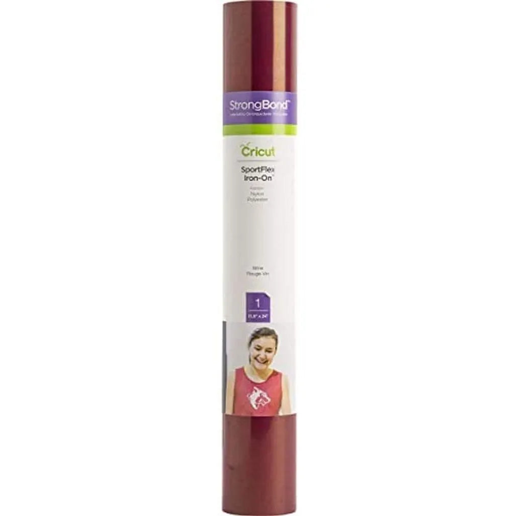 2004427 - Cricut Sportflex Iron-On 30x60cm (Wine)
