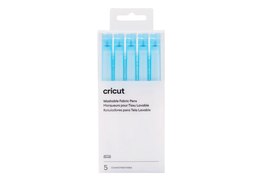 2004846 - Cricut Washable Fabric Pen Blue 1.0mm (5Pc)