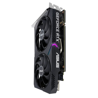 ASUS Graphics Card/NVIDIA/PCIe4/8GB GDDR6/OC mode:1852 MHz/Default mode:1822 MHz/1xDVI/1xHDMI/1xDP/450W.