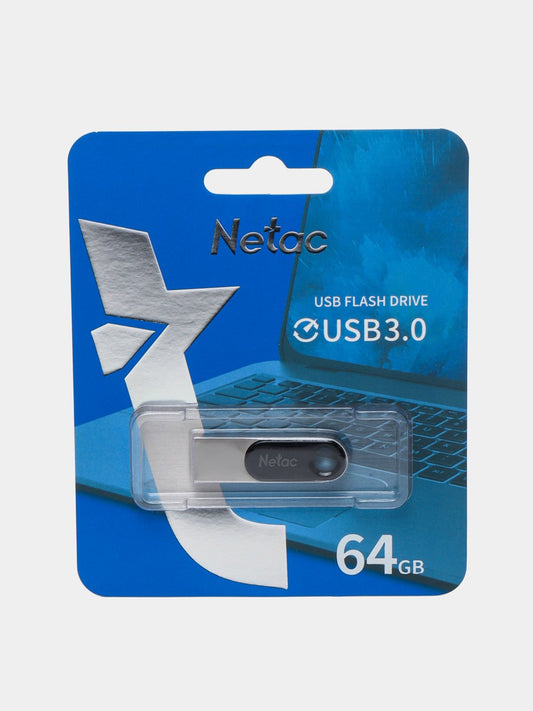 NETAC 64GB USB 3.0 Flash Drive – High-Speed Thumb Drive for fast data transfer and reliable storage solutions.