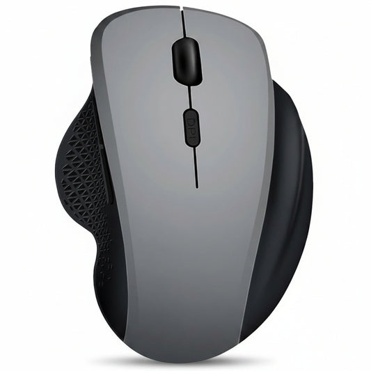 CM02 Ergonomic Wireless Mouse – Grey 2.4GHz & USB-C