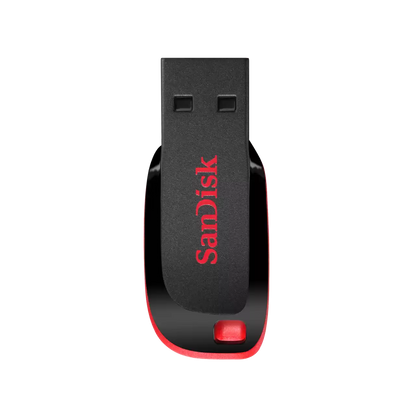 SanDisk Cruzer Blade USB Flash Drive – 64GB, Compact, Red – SDCZ50-064G-B35 by SanDisk