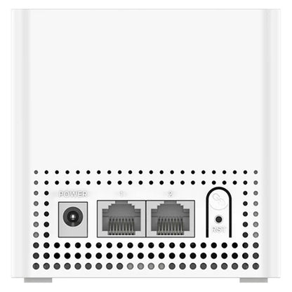 Cudy M1200 rear Fast Ethernet ports and power connection