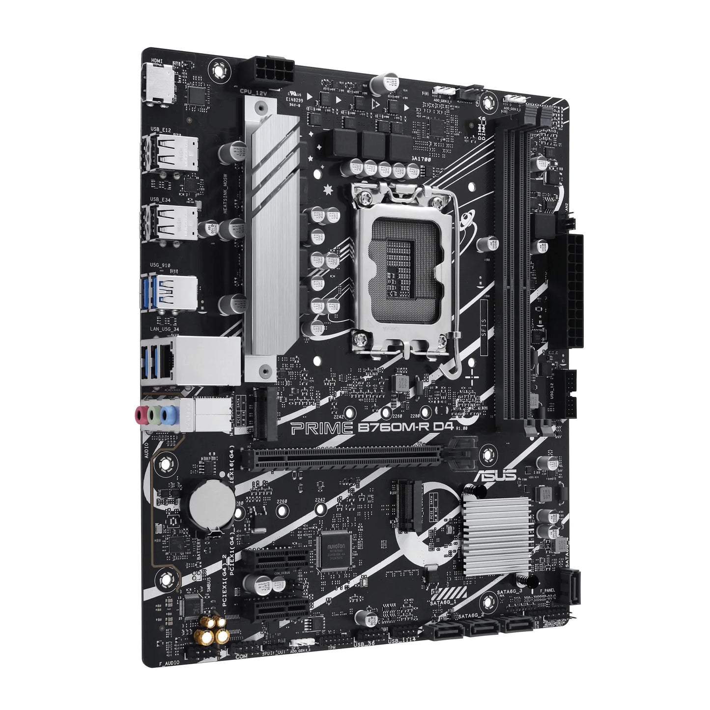 ASUS Motherboard/LGA1700/12/13/14th Gen/DDR4/2xDIMM/MAX64GB/ 2xM.2/4xSATA/ 1xPCIe4x16/ 2xPCIe4x1/1xHDMI/PS2/6xUSB