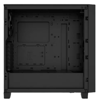 3000D AIRFLOW Black Mid-Tower PC Case; 2x 3.5'' |  2x 2.5'' Drive Bays; Up to 360mm Radiator compatible; 2x 120mm fan incl