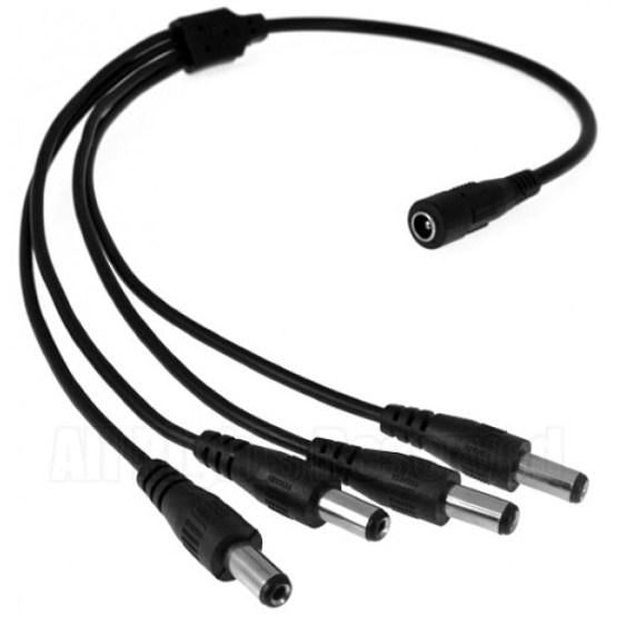 CON: DC CABLE (F) TO 4 (M)