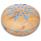 Atomiser: 550Ml Aztec ultrasonic aroma humidifier with LED cool mist and Aztec design for soothing air moisture.
