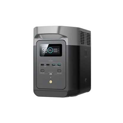 ECOFLOW Delta 2 Max Lithium (LiFePo)  Portable Power Station -  2400W Output; 2048Wh LFP Battery; 1000W Solar - SA socket.