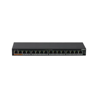 Dahua 16-Port Unmanaged Gigabit PoE Switch PoE Budget total 190W