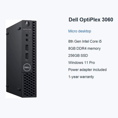 Dell OptiPlex 3060 Micro desktop specifications