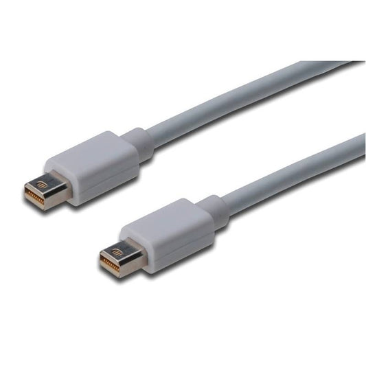 Microworld 1.8M Mini DisplayPort to Mini DisplayPort Cable - High Speed 4K Video Transfer