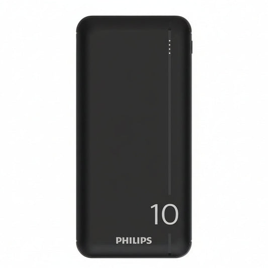 Philips DLP1812PB/10 10000mAh power bank black front view