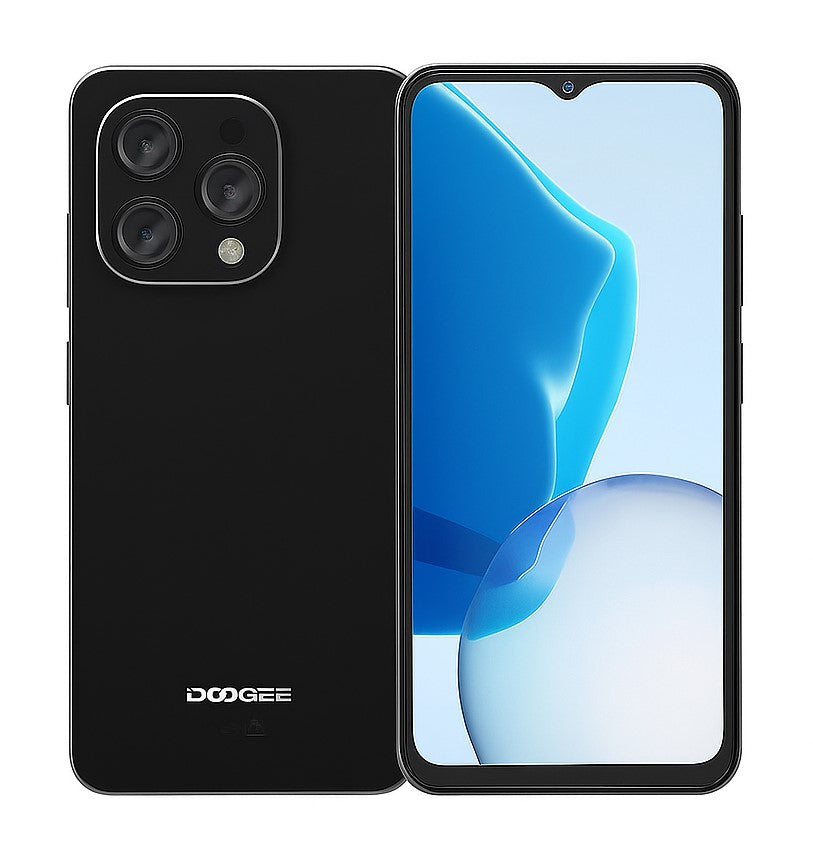 Doogee N55 Smartphone 6.56" 4+128GB Dual SIM  Black