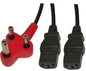 CABLE DEDICATED 3PIN TO 2 X IEC 2.8M