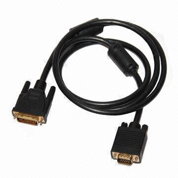 MicroWorld 1.8M DVI-I to VGA Cable - 24+5 Pin Connection for DVI Devices to VGA Displays