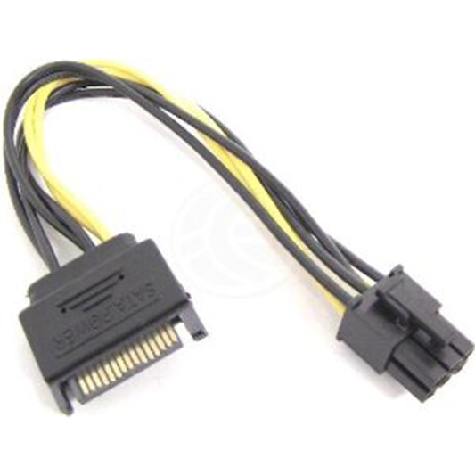 Sata (M) To Pci-E 6P (M) 0.2M