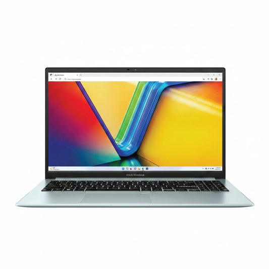 ASUS Vivobook Go 15 E1504FA laptop in Cool Silver - front view