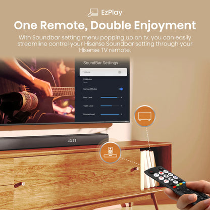 Hisense HS3100 3.1 Channel Soundbar 480W with Subwoofer