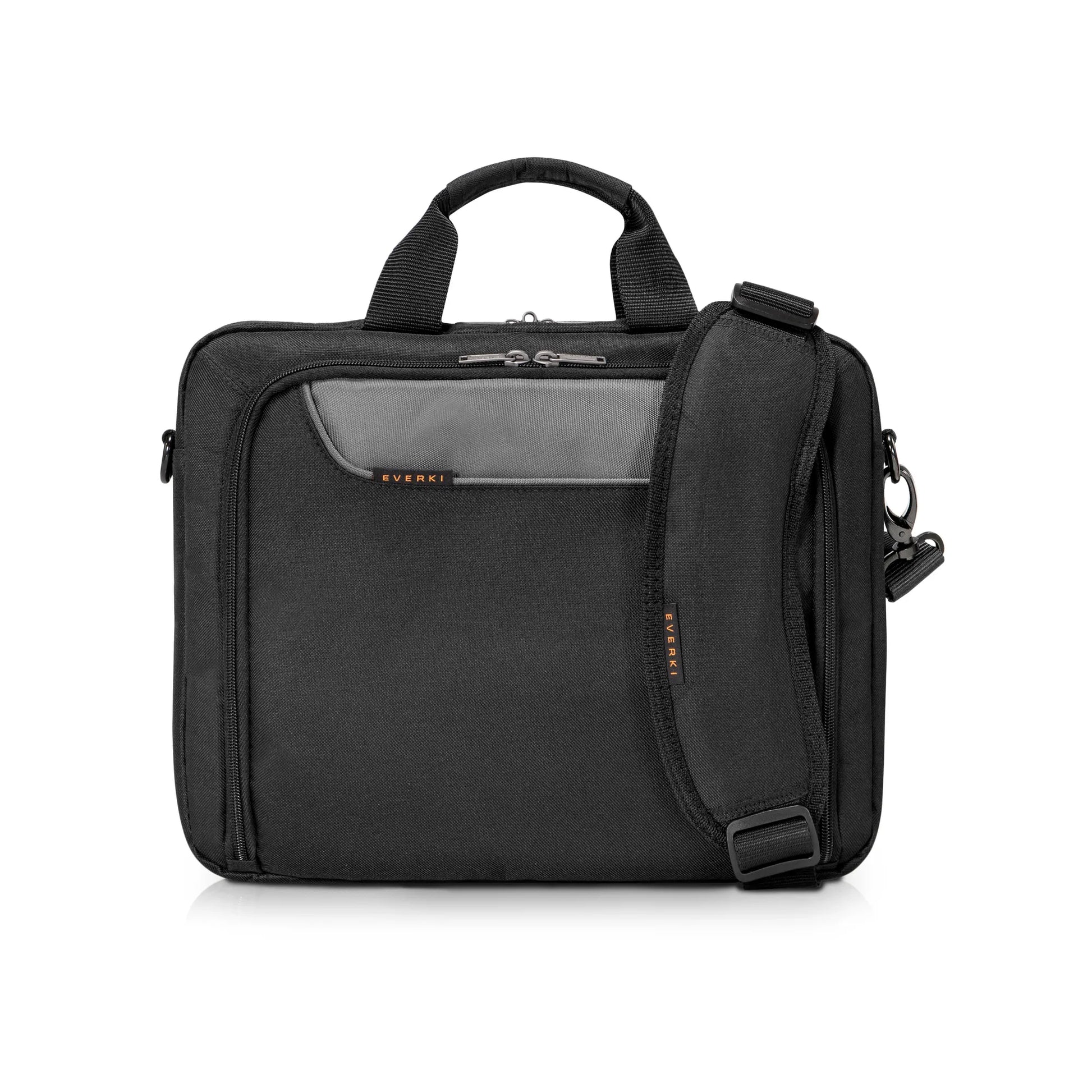 Everki Advance 14" Professional Laptop Briefcase (EKB407NCH14) offers business-ready, TSA-friendly durable protection.
